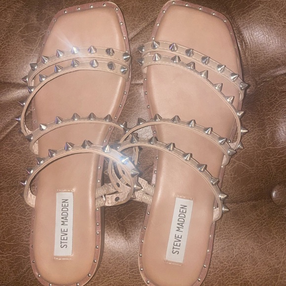 Steve Madden tan Skyler sandal in great condition - Picture 2 of 5
